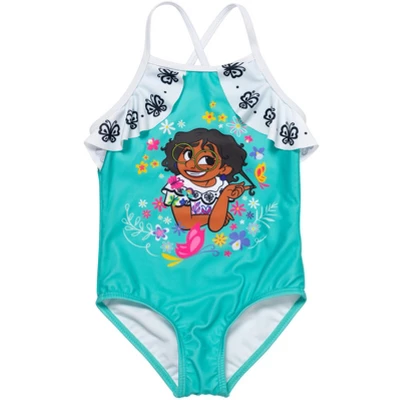 Disney Encanto Mirabel Girls One Piece Bathing Suit Little Kid To Big Kid 12 Disney Encanto Mirabel Girls One Piece Bathing Suit Little Kid To Big Kid - Image 10