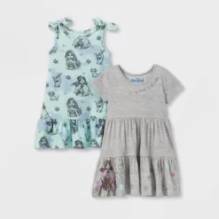 Disney Toddler Girls' 2pk Frozen Tie-Dye Dress - Gray -Family Style Shop GUEST f4a640b5 3ee0 4c48 96db 14faf0fd2fbf