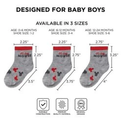 Disney Mickey Mouse Baby Boy's 10-Pack Infant Socks, 0-24 Months -Family Style Shop GUEST f4c7df8c 3247 4da3 91bb 219ca0f0fa6a