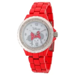 Women's Disney Minnie Mouse Enamel Sparkle Alloy Watch -Family Style Shop GUEST f5f32179 eb83 4a92 94d5 079eeb548b34