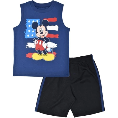 Disney Mickey Mouse Athletic Tank Top And Mesh Shorts Toddler To Little Kid 10 Disney Mickey Mouse Athletic Tank Top And Mesh Shorts Toddler To Little Kid - Image 8
