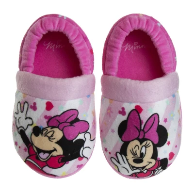 Disney Kids Girl's Minnie Mouse Slippers - Plush Lightweight Warm Comfort Soft Aline House Slippers – Pink White (size 5-12 Toddler/Little Kid) 10 Disney Kids Girl's Minnie Mouse Slippers - Plush Lightweight Warm Comfort Soft Aline House Slippers – Pink White (size 5-12 Toddler/Little Kid) - Image 8