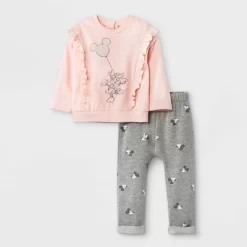 Disney Baby Girls' 2pc Minnie Mouse Fleece Pullover And Jogger Set - Light Pink -Family Style Shop GUEST f7796e16 e52d 48a6 877b 79bec82105d5