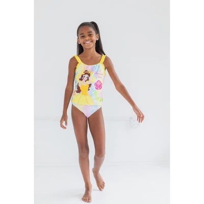 Disney Princesses,Princess Ariel Girls Tankini Top And Bikini Bottom Swim Set Little Kid To Big Kid 7 Disney Princesses,Princess Ariel Girls Tankini Top And Bikini Bottom Swim Set Little Kid To Big Kid - Image 5