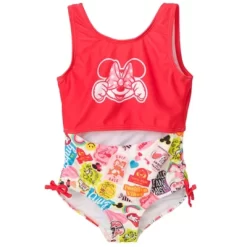 Disney Mickey Mouse Minnie Mouse Girls One Piece Bathing Suit Toddler To Little Kid -Family Style Shop GUEST f839abd6 0fbf 4603 93a7 72a3733295f0