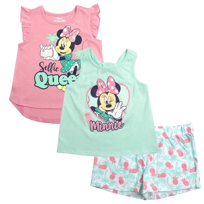 Disney Girl's 3-Pack Fancy Nancy Short Set With Tee, Tank Top And Print Shorts For Toddlers 13 Disney Girl's 3-Pack Fancy Nancy Short Set With Tee, Tank Top And Print Shorts For Toddlers - Image 11
