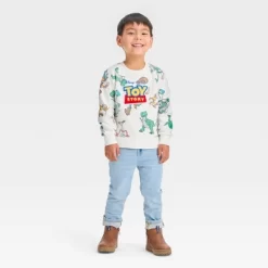 Toddler Boys' Disney Toy Story Fleece Pullover Sweatshirt - Off-White -Family Style Shop GUEST f9e90b65 b20a 4d0f 8134 1c49b5d3d3a1