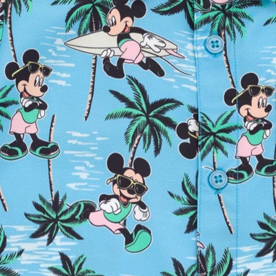 Disney Mickey Mouse Hawaiian Button Down Shirt And Shorts Toddler To Big Kid 6 Disney Mickey Mouse Hawaiian Button Down Shirt And Shorts Toddler To Big Kid - Image 4