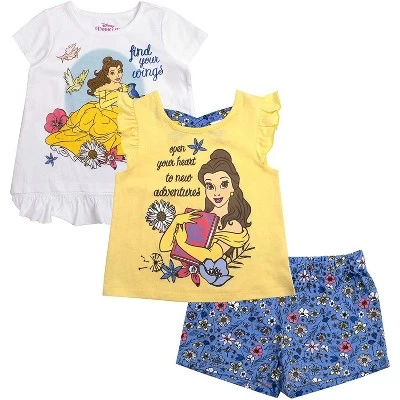 Disney Girl's 3-Pack Fancy Nancy Short Set With Tee, Tank Top And Print Shorts For Toddlers 16 Disney Girl's 3-Pack Fancy Nancy Short Set With Tee, Tank Top And Print Shorts For Toddlers - Image 14