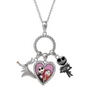 Disney The Nightmare Before Christmas Womens Jack And Sally Pendant Necklace With Charms -Family Style Shop GUEST fcfeac65 b140 4ee7 9c41 4fbd38ee6a70