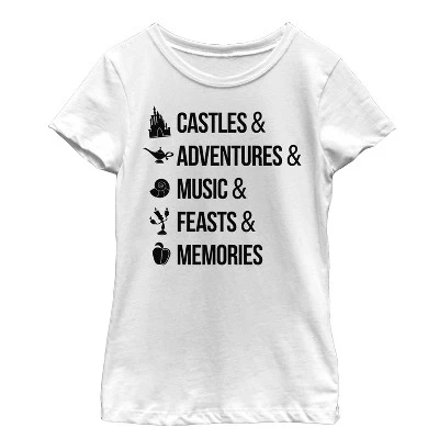 Girl's Disney Princesses Keyword Magic T-Shirt 5 Girl's Disney Princesses Keyword Magic T-Shirt - Image 3