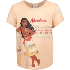 Disney Moana Girls Graphic T-Shirt Tank Top And Shorts 4 Piece Outfit Set Little Kid To Big Kid -Family Style Shop GUEST fd8012e1 b417 4532 a33a d428cfbe18c7
