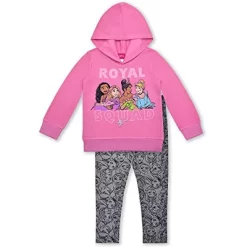 Disney Princess Girl's 2-Pack Royal Squad Graphic Pullover Sweatshirt And Patterned Legging Pants Set For Toddler -Family Style Shop GUEST fddf235b e7af 4853 84bc 5ac26187518c