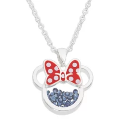 Disney Minnie Mouse Womens Silver Plated Birthstone Shaker Necklace, 18+2" 28 Disney Minnie Mouse Womens Silver Plated Birthstone Shaker Necklace, 18+2" -Family Style Shop GUEST fe0031e0 a067 455b b37d db8bb3e3b104